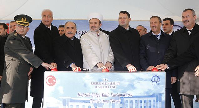 Kırıkkale'de 'Hafızlık Bölge Yatılı Kur'an Kursu'nun temeli dualarla atıldı