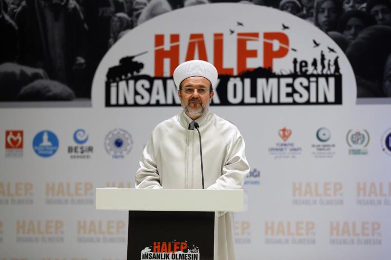 Diyanetten Halep için Yardım Kampanyası