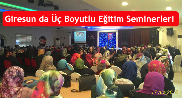 Giresun Müftülüğünden Üç Boyutlu Eğitim Seminerleri