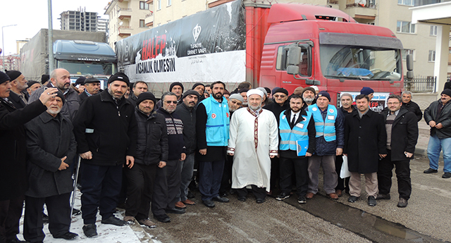 Sincan'dan Halep'e 5 Günde 5 Tır Yardım