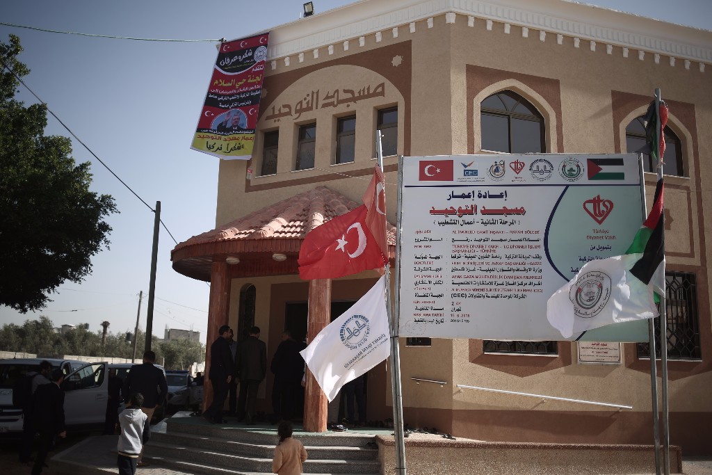 Gazze'de yıkılan camilerin imarında Türkiye desteği