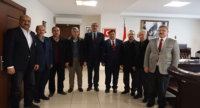 Din Gönüllülerinden Müftü Sürgeç’e Hayırlı Olsun Ziyareti