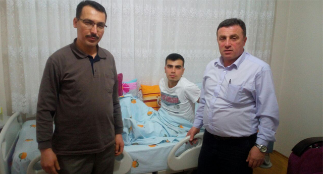 Sinop İl Müftüsü Çelik, Gazi Ergüner’i Ziyaret Etti