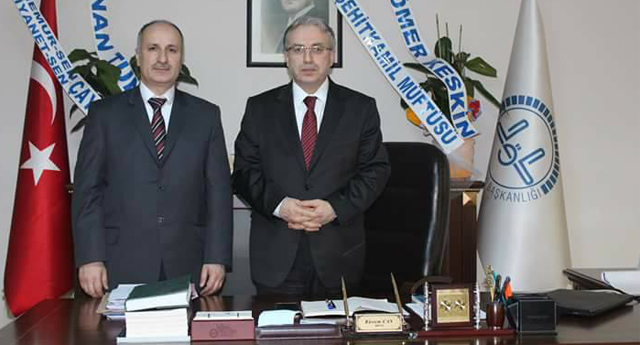 Tunç, İl Müftüsü Rüstem Can’ı Ziyaret Etti