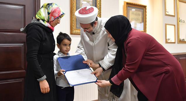 15 Temmuz gazileri ve şehit aileleri Diyanet'te