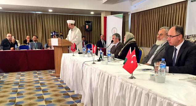 Başkan Görmez, Filistinli Alimler Heyeti’nin 3. Olağan Genel Kuruluna katıldı