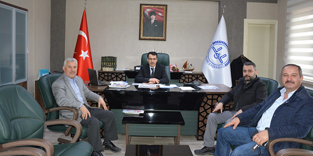 Basın Mensuplarından İl Müftüsü Çelik’e Ziyaret