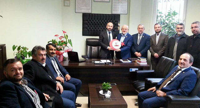 Yalova Diyanet-Sen den yeni atanan Çınarcık Müftüsüne ziyaret
