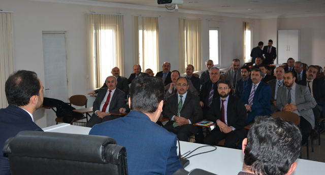 İl Müftüsü Çelik Kaynaşma ve Dayanışma Toplantısı Düzenledi