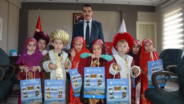 Miniklerden İl Müftüsü Çelik’e Ziyaret