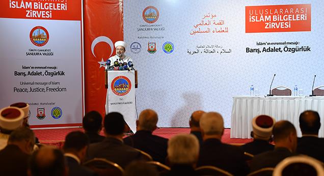 Diyanet İşleri Başkanı Görmez, Uluslararası İslam Bilgeleri Zirvesi’ne katıldı