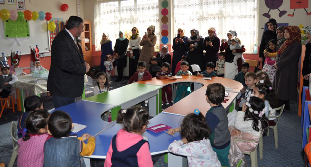 Müftü Cüneyt KULAZ, 4-6 Yaş Minik Yürekler Kur’an Kursunu Ziyaret Etti