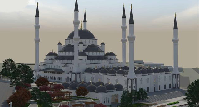 Çomü'ye 6 Minareli Cami İnşaatı