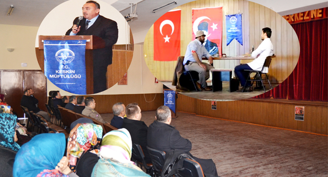 Kırıkkale Keskin İlçe Müftülüğü tarafından şehitleri anma programı yapıldı.