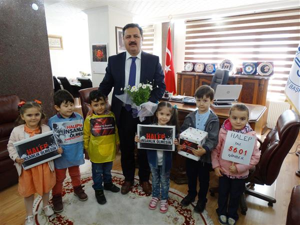 Miniklerden Odunpazarı Müftülüğüne Anlamlı Ziyaret