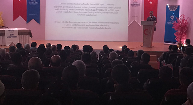 Siirt'te Türkiye Diyanet Vakfı Tanıtım Toplantısı Yapıldı
