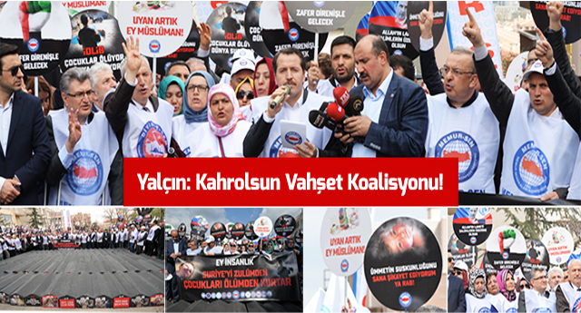 İdlib Katliamı İran ve Rusya Büyükelçiliği Önünde Kınandı