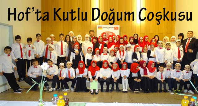 Hof’ta Kutlu Doğum Coşkusu