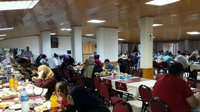 Giresun İl Müftülüğü Mültecilere İftar Yemeği verdi
