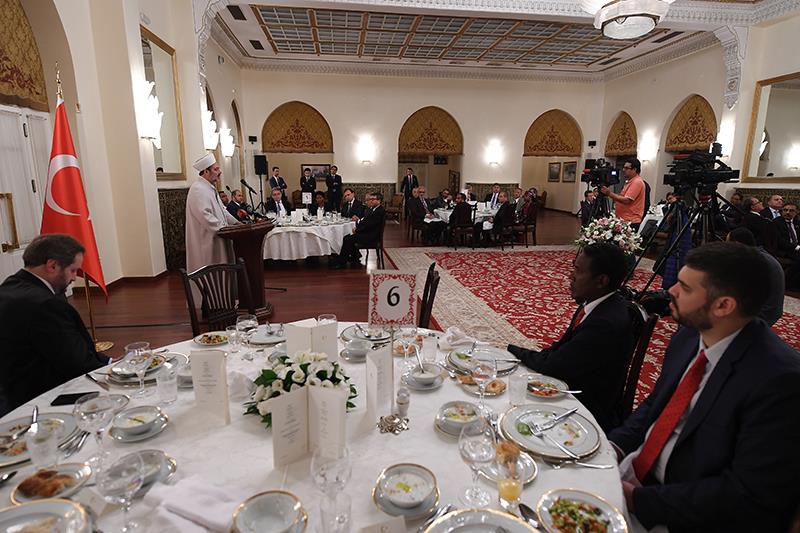 Diyanet İşleri Başkanı Görmez, Büyükelçiler iftarına katıldı