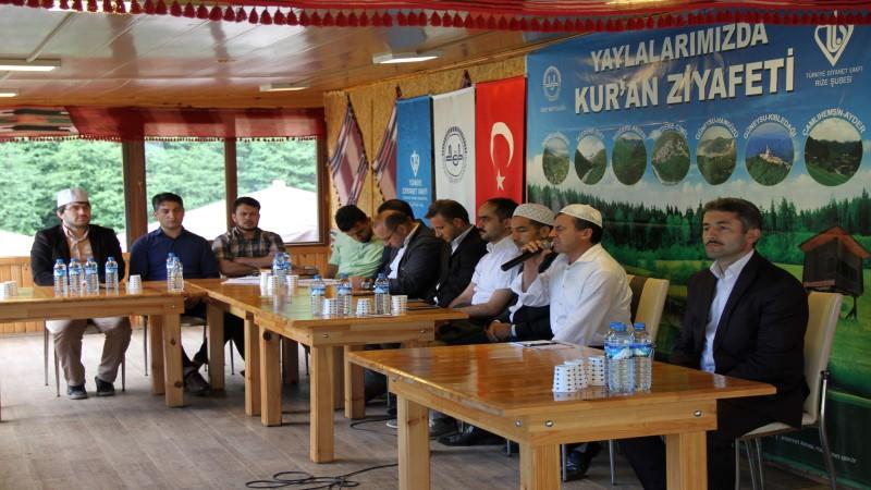 Rize Müftülüğünden Ayder Yaylasında Kur’an Ziyafeti