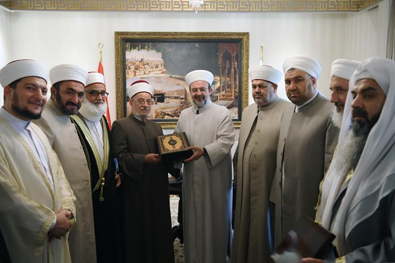 Iraklı Müslümanlardan Diyanet’e ziyaret…