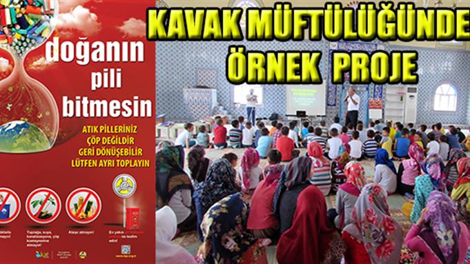 Kavak İlçe Müftülüğünden Örnek Proje