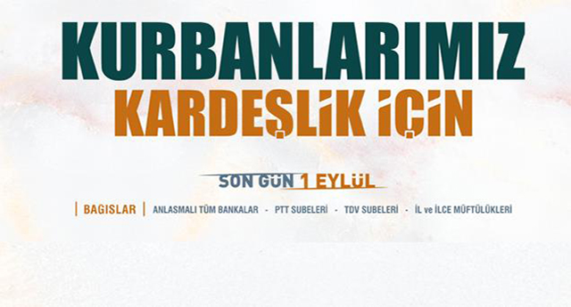 Diyanet, 135 ülkede vekâletle kurban kesimi yapacak…