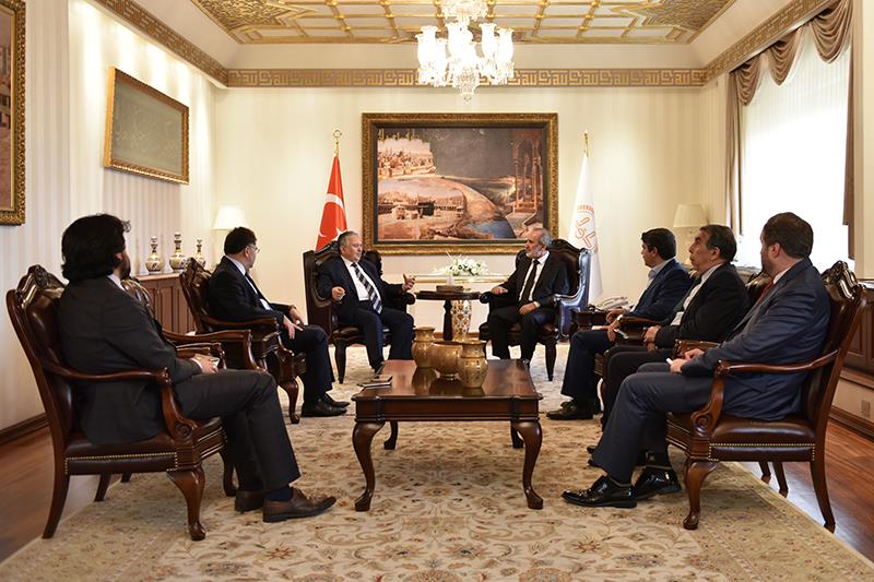 Ürdün Uluslararası İtidal Platformu Genel Sekreteri Faûrî den Diyanete Ziyaret