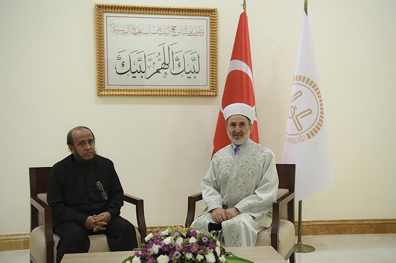 Başkanvekili Keleş, Arakan temsilcisi Abdurrahman’ı Mekke’de kabul etti…
