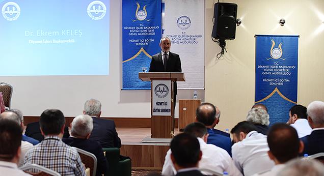 Dini Yüksek İhtisas Merkezleri Görevlilerine Seminer