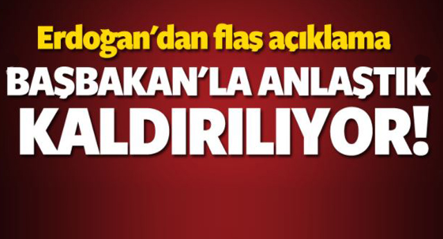 Erdoğan noktayı koydu: TEOG kaldırılıyor