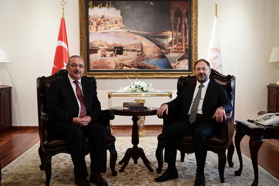 Diyanet-Sen den Başkan ERBAŞ'a Ziyaret