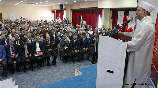 14. İmam Hatipliler Kurultayı’na katıldı…