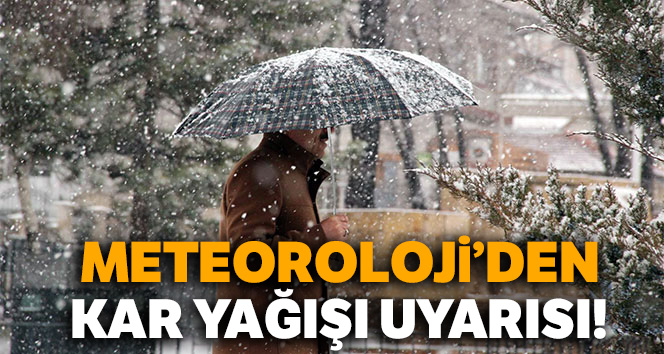 Meteoroloji’den kar yağışı uyarısı! |23 Aralık Pazar yurtta hava durumu