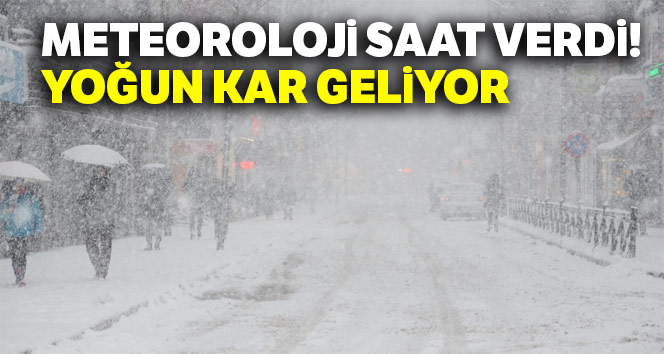 Meteoroloji saat verdi! Yoğun kar geliyor |3 Ocak Perşembe yurtta hava durumu