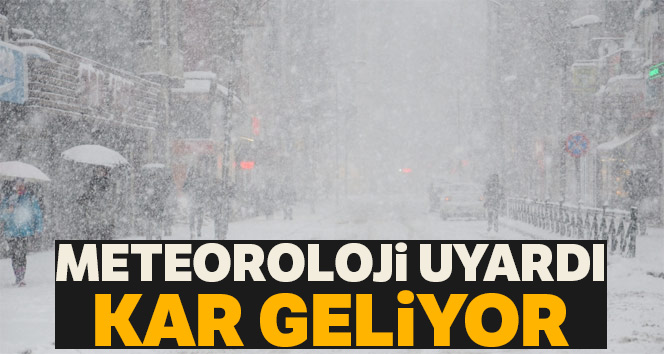 Meteoroloji uyardı kar geliyor, 9 Şubat 2019 yurtta hava durumu