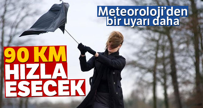 Uşak ve çevresi için kuvvetli rüzgar uyarısı