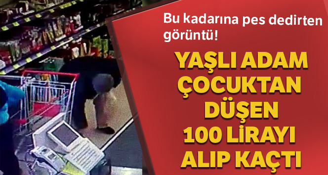 Esenyurt'ta pes dedirten olay! Yaşlı adam çocuktan düşen 100 lirayı alıp kaçtı