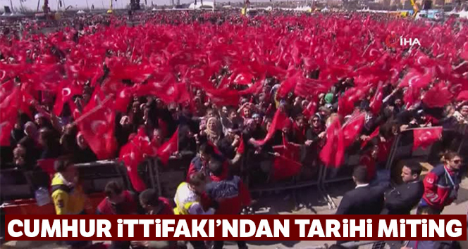 Vatandaşlar 'Cumhur İttifakı Büyük İstanbul Mitingi' için alana gelmeye başladı