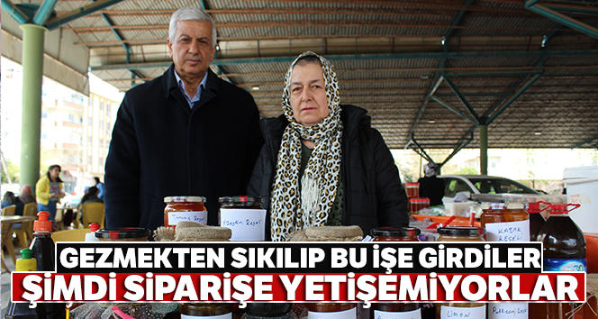 Gezmekten sıkılıp reçel işine girdiler, şimdi siparişe yetişemiyorlar