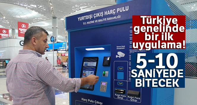 Yurt dışı çıkış harç pulu alımında yeni dönem