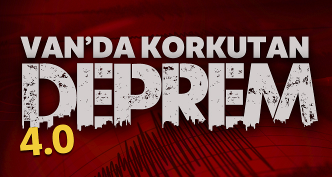 Van'da korkutan deprem!