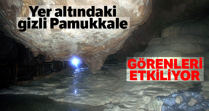 Yer altındaki gizli Pamukkale: Kaklık Mağarası