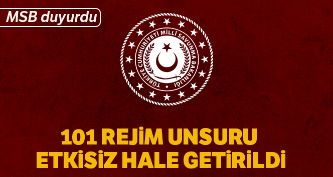 MSB'den İdlib açıklaması: 101 rejim unsuru etkisiz hale getirildi