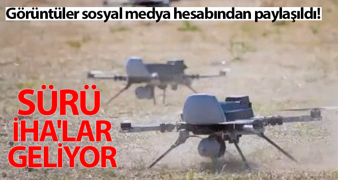 Sürü İHA'lar yakında göreve hazır
