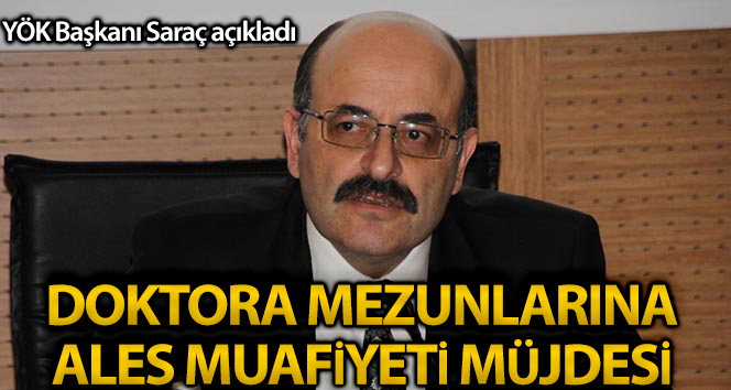 Doktora mezunları artık ALES’ten muaf olacak