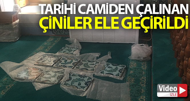 18. yüzyıldan kalma çalıntı çiniler, Üsküdar’daki 521 yıllık tarihi camiye teslim edildi