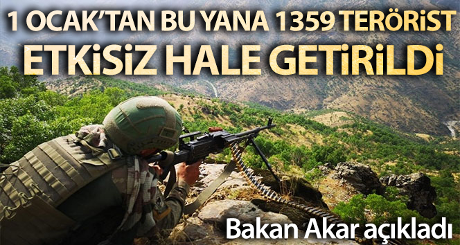 Bakan Akar'dan ‘Terörle Mücadele’ vurgusu