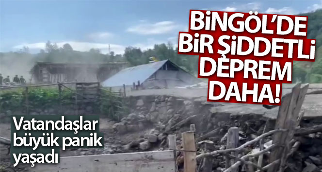Bingöl'de 5,6 büyüklüğünde deprem!